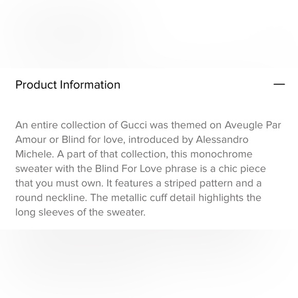 Gucci Blind for Love Sweater - Picture 5 of 14